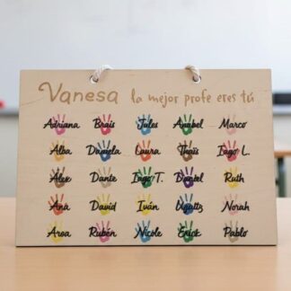Regalo colectivo personalizado profesora